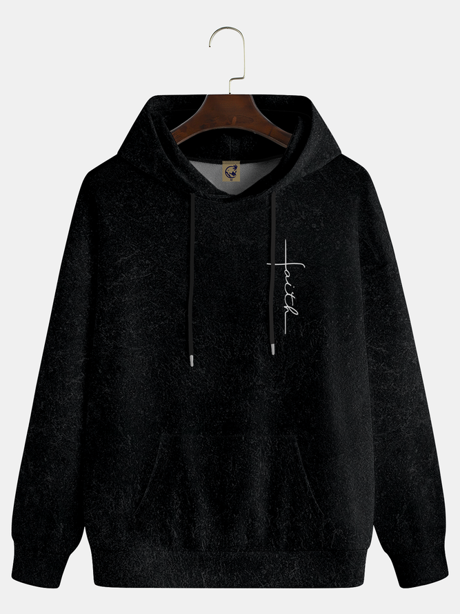 Men Casual Text Letters Autumn Hoodie Daily Long Sleeve Regular H-Line Medium Elasticity Hoodies-image-16232905