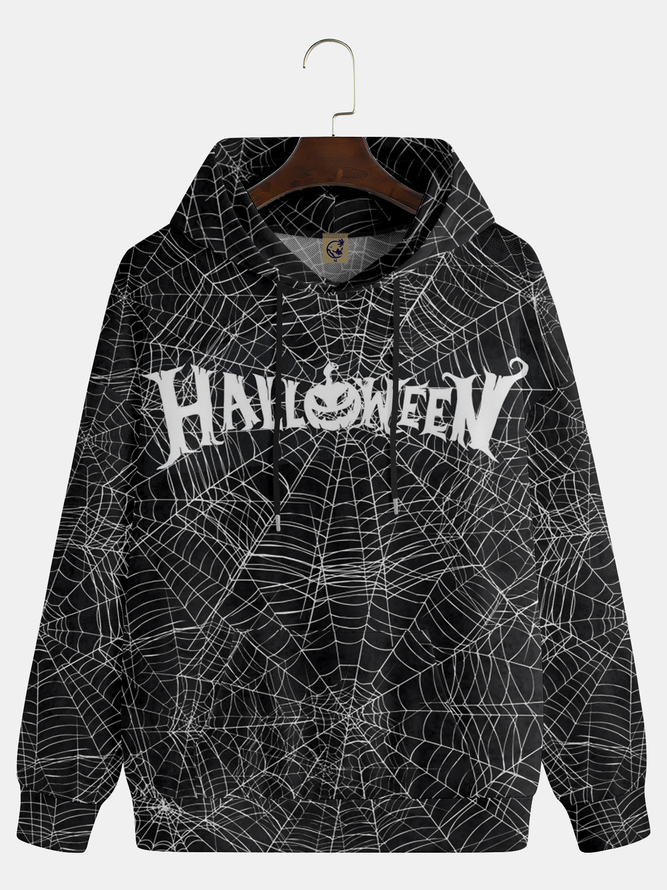 Men Casual Autumn Halloween Polyester Holiday Loose H-Line Regular Medium Elasticity Hoodies-image-16232909