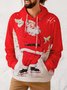 Men's Christmas Graphic Print Hoodie