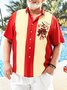 Big Size Candy cane Short Sleeve Hawaiian Shirt