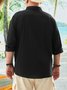 Big Size Cotton Chest Pocket Long Sleeve Shirt