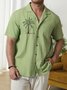 Hardaddy® Cotton Coconut Tree Embroidered Resort Shirt
