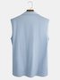 Cotton Plain Chest Pocket Vest