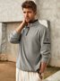 Stand Collar Zip Sweatshirt