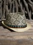 Mens Outdoor Sun Protection Straw Hat