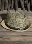 Mens Outdoor Sun Protection Straw Hat