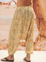 Casual Drawing Harem Pants