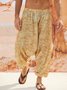 Casual Drawing Harem Pants
