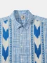 Hardaddy® Cotton Geomatric Bowling Shirt