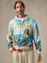 It's 5 O'Clock Somewhere Parrot Zip-up Hoodie Sweatshirt