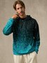 Gradient Abstract Pattern Hoodie Sweatshirt