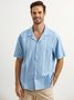 Hardaddy® Cotton Plain Pleated Guayabera Shirt