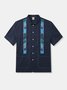 Cotton Printed Short Sleeve Cigar Shirt