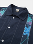 Cotton Printed Short Sleeve Cigar Shirt