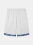 Tropical Cotton Bermuda Shorts