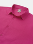 Cotton Plain Long Sleeve Casual Shirt