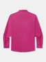 Cotton Plain Long Sleeve Casual Shirt