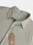 Men's Cotton Linen Long Sleeve Shirt