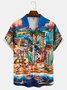 Men's Beach Sports Print Casual Short Sleeve Hawaiian Shirt