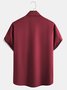 Mens Classic Front Buttons Soft Breathable Chest Pocket Casual Bowling Shirts