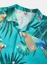 Men's Animal Print Casual Breathable Short Sleeve Hawaiian Shirt