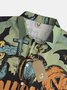 Halloween Men's Floral Shirt Shirt Collar Polyester Fibre Casual 
