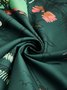 Men's Coconut Tree Print Moisture Wicking Fabric Trendy Lapel Short Sleeve Shirt