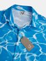 Waves Chest Pocket Short Sleeve Resort Shirt