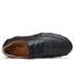Men Hand Stitching Leather Non Slip Soft Sole Large Size Casual Driving Shoes