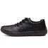 Large Size Men Hand Stitching Side Zipper Casual Leather Shoes