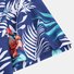 Men's Hawaiian Style Coco Leaf Breathable Chest Pocket Shirts