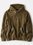 Men's Brown Casual Cotton-Blend Sweatshirt