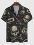 Cotton-Blend Skull Vintage Shirts