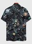 Square Neck Cotton-Blend Abstract Shirts