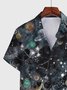 Square Neck Cotton-Blend Abstract Shirts