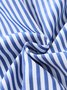 Men's Striped Basic Shirt Collar Shirts