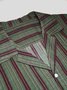 Men's Cotton Printed Striped Shirts