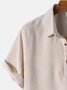 Men's Shirt Collar Solid Printed Shirts