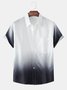 Men's Printed Shirt Collar Shirt