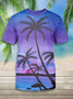 Coconut Tree Crew Neck T-shirt