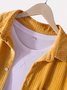 Men's Shirt Collar Basic Shirt
