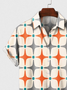 Geometric Shirt Collar Shirt