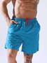 Board Shorts Swim Trunks Athletic Swimwear with Pockets