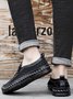 Cowhide Breathable Mesh Soft Footwear Casual Shoes