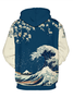 The Great Wave off Kanagawa Casual Hooded Sweatshirt
