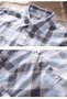 Simple Cotton-Blend Pockets Shirts & Tops