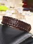 Vintage Leather Braided Bracelet