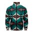 Native Pattern Stand Collar Long Sleeve Jackets