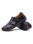 Retro Leather Stitching Casual Shoes