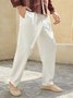 Lie Fallow Cotton And linen Trousers